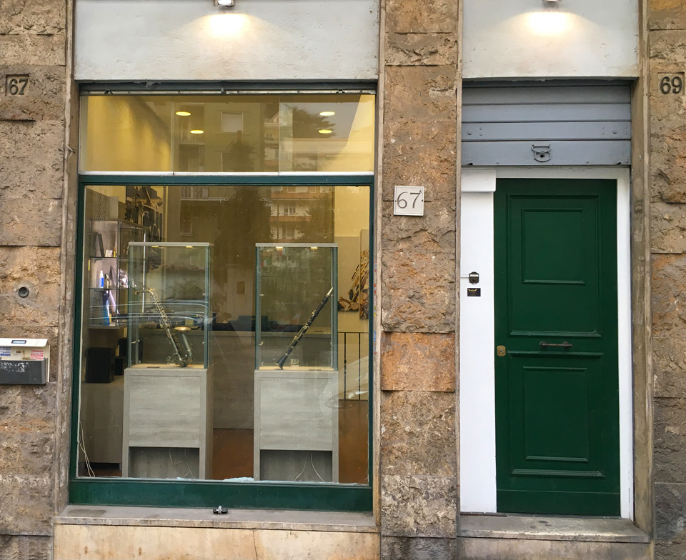 L'atelier Cherubini in via della Balduina 69 Roma